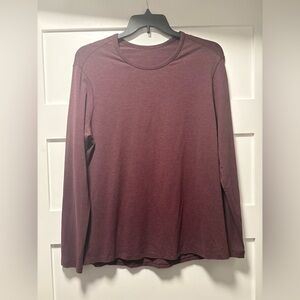 lululemon athletica Burgundy Long Sleeve Tee